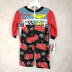 Disney Cars Lightning McQueen fleece 2pc pjs 12 mo